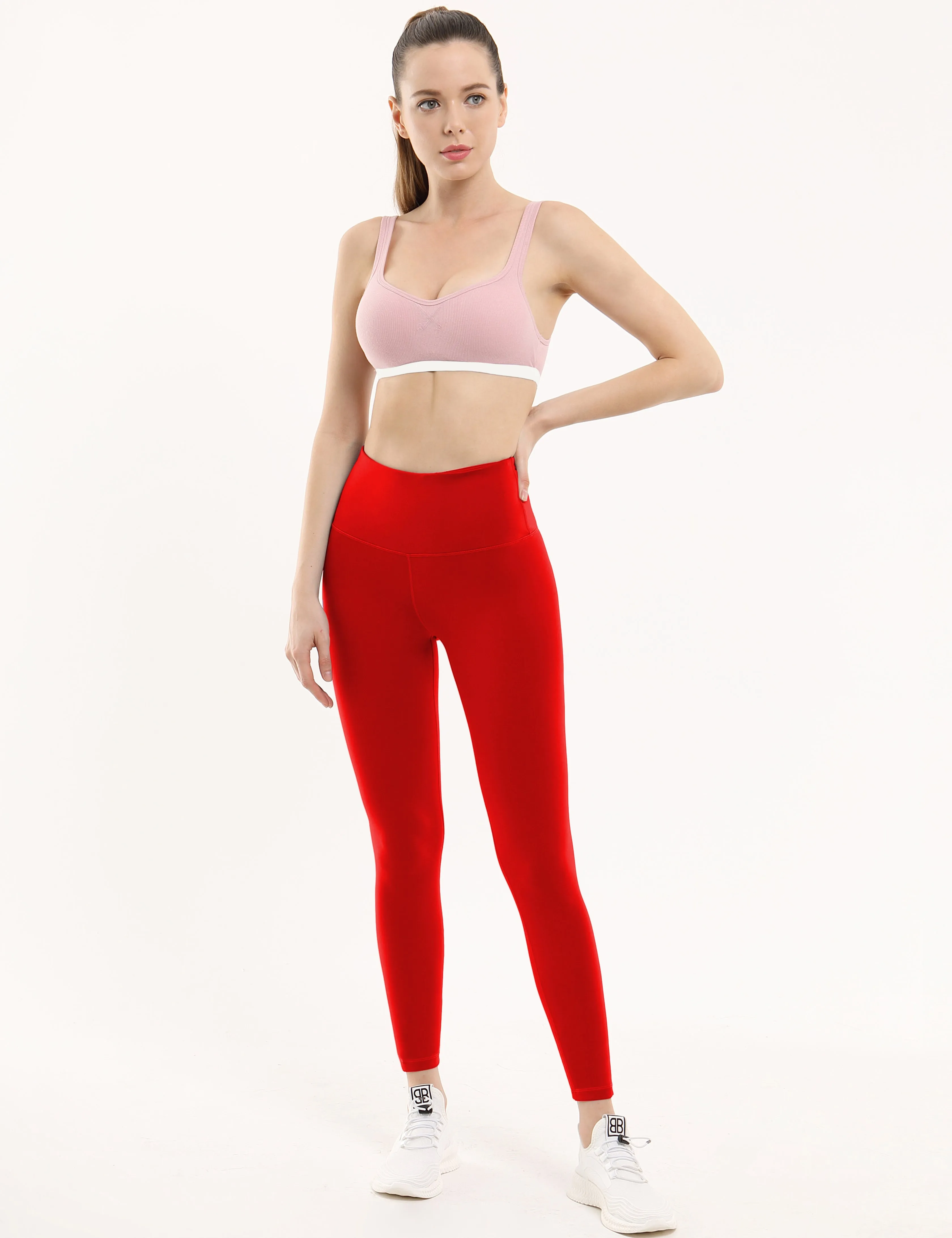 High Waist Golf Pants scarlet_Golf