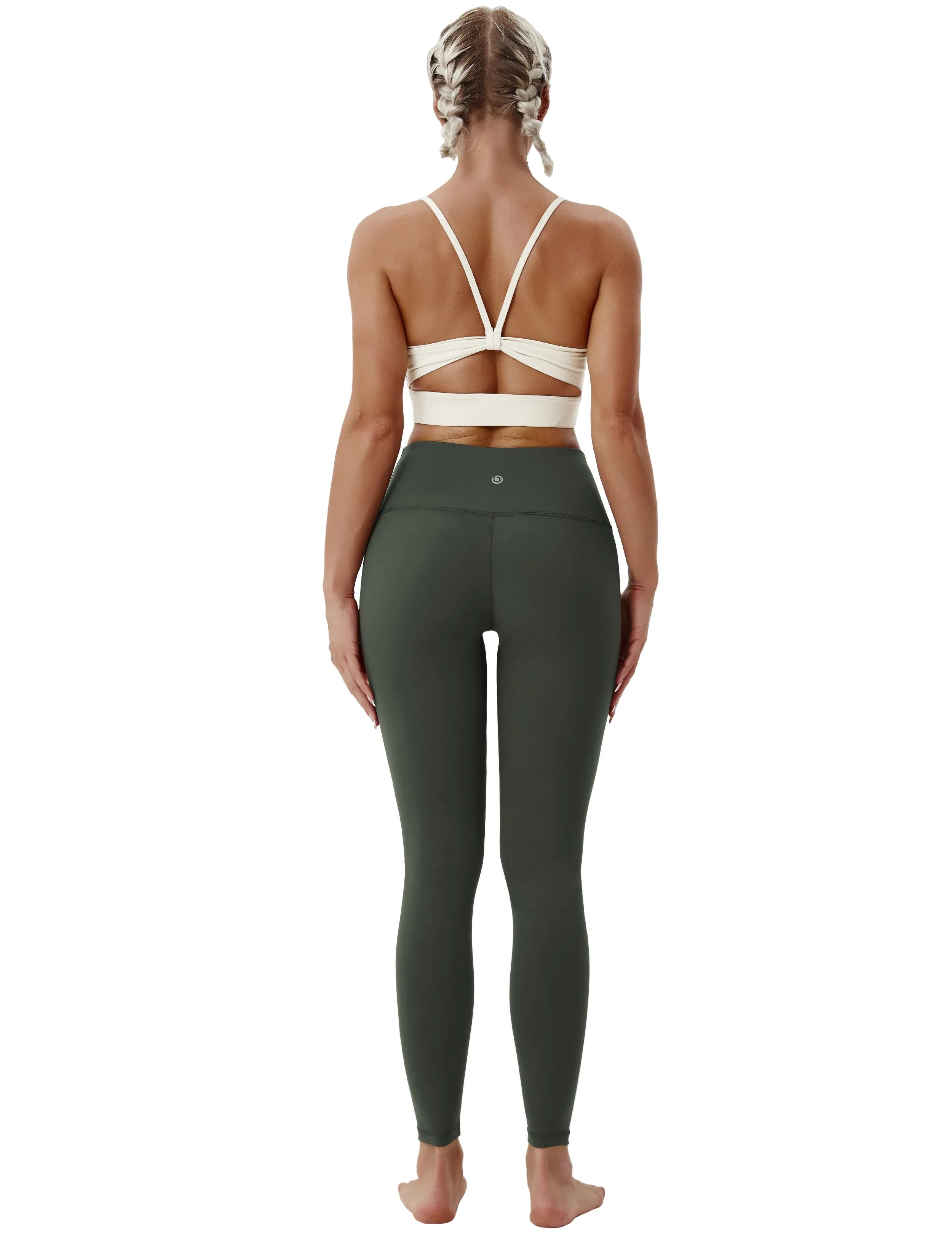 High Waist Jogging Pants olivegray_Jogging