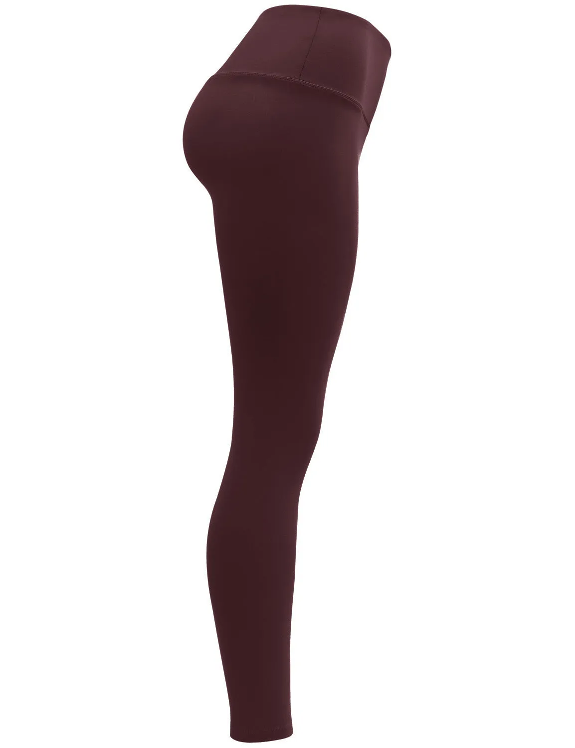 High Waist Pilates Pants mahoganymaroon_Pilates