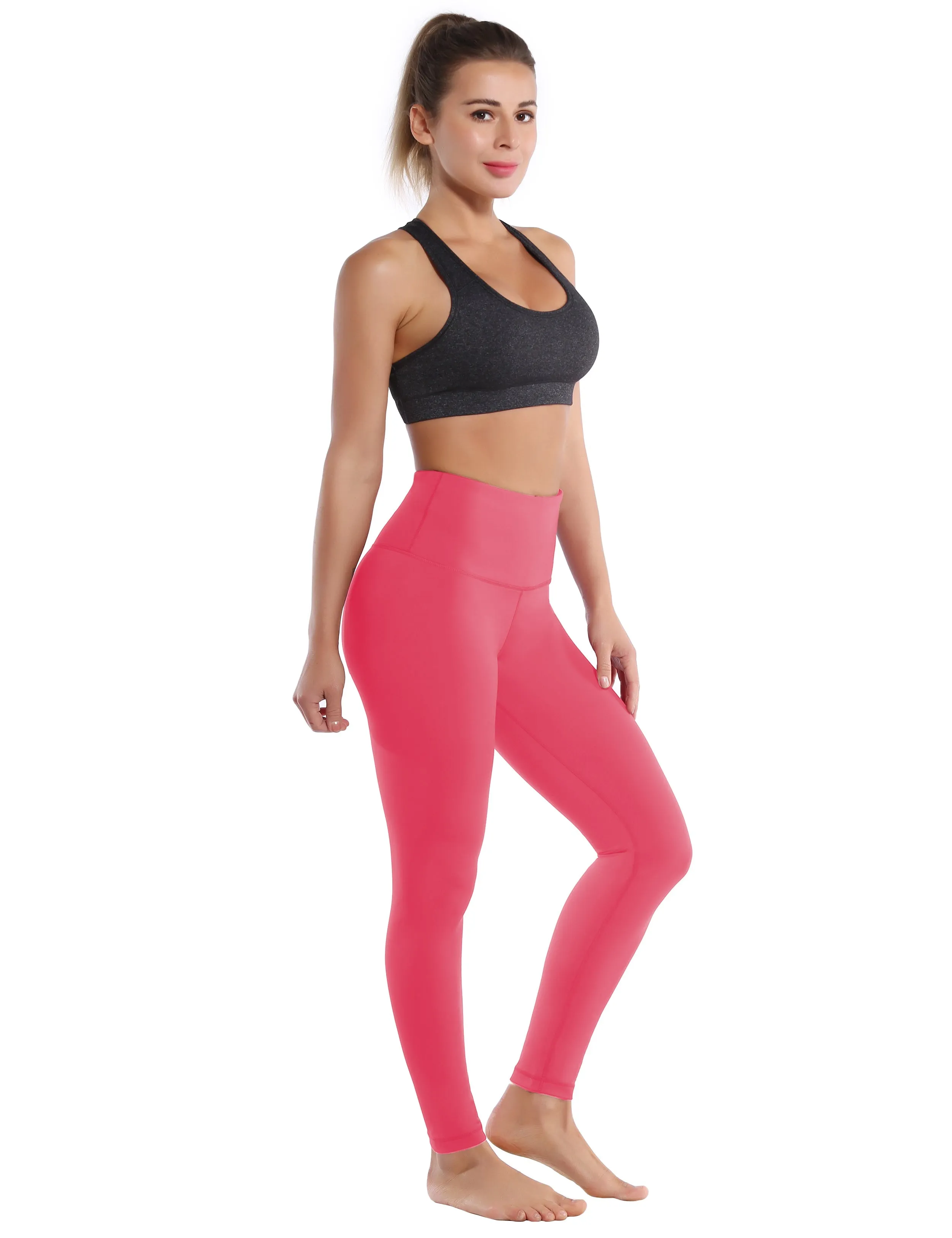 High Waist Pilates Pants rosecoral_Pilates