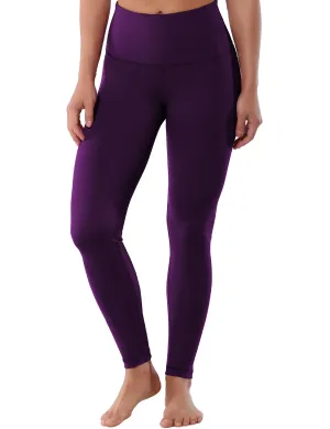 High Waist Plus Size Pants plum_Plus Size