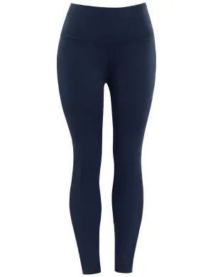 High Waist Running Pants darknavy_Running