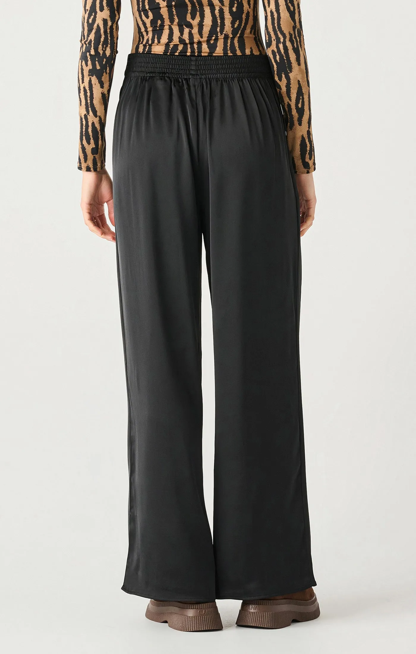 High Waist Satin Pant (Dex)