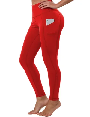 High Waist Side Pockets yogastudio Pants scarlet_yogastudio