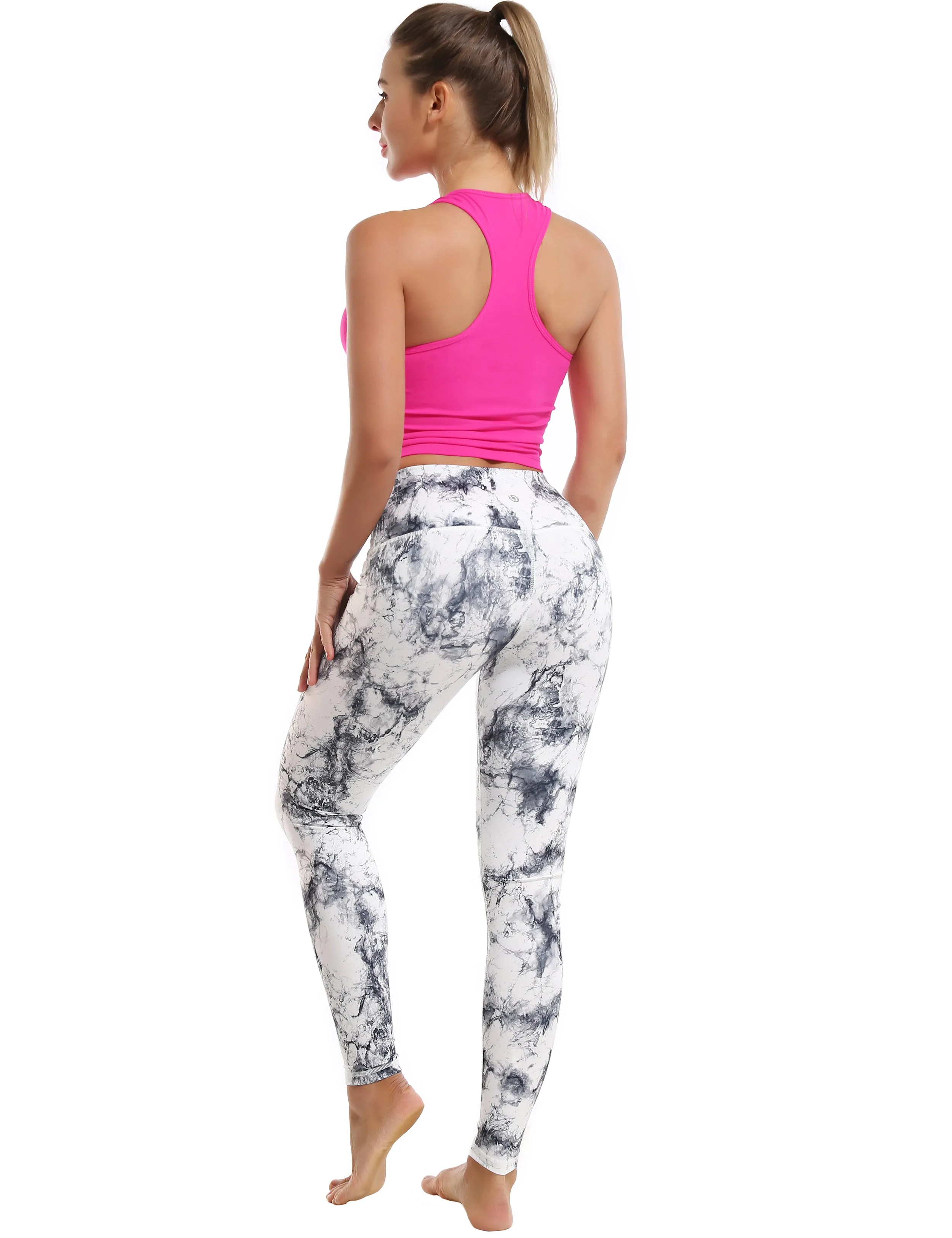 High Waist Yoga Pants arabescato