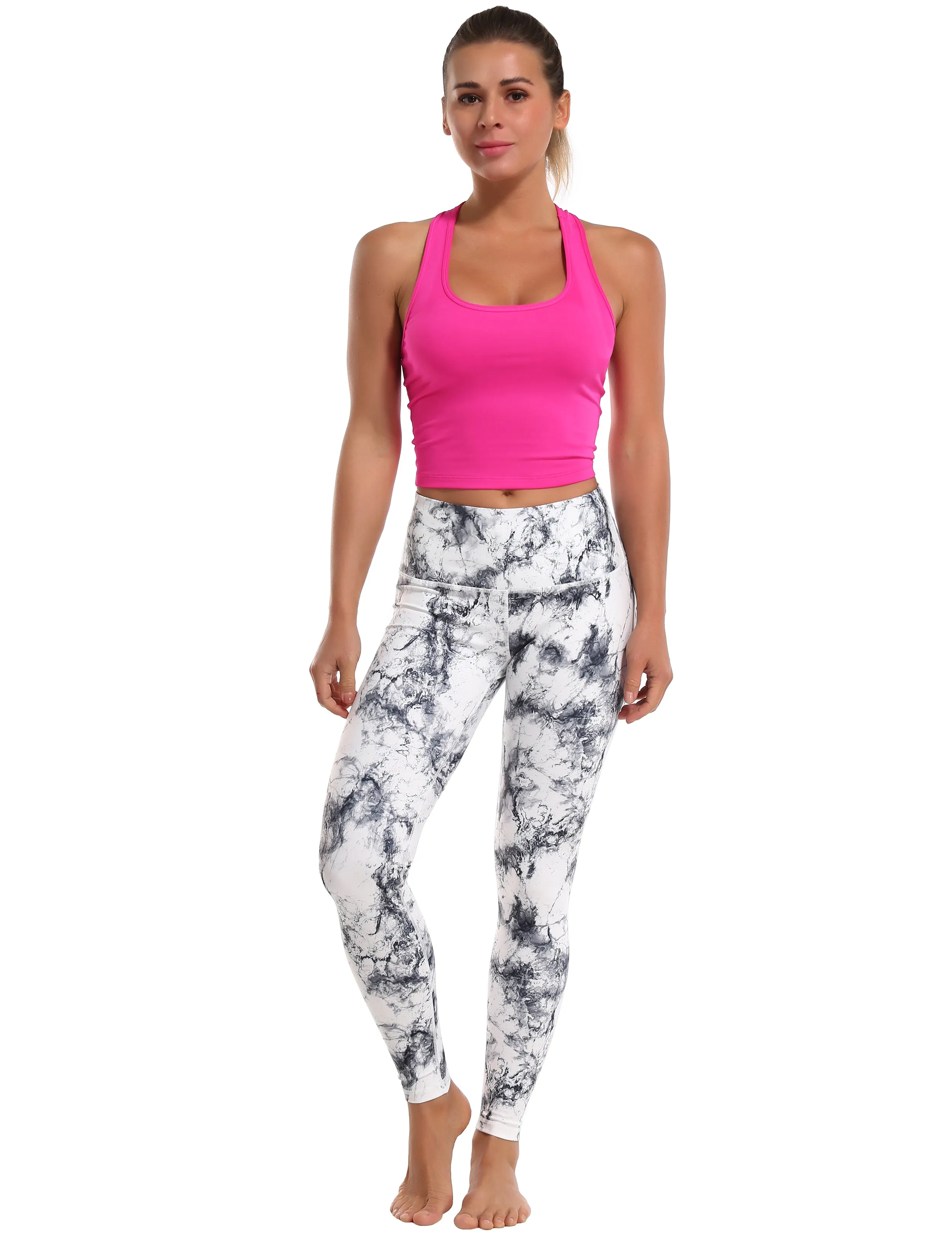 High Waist Yoga Pants arabescato