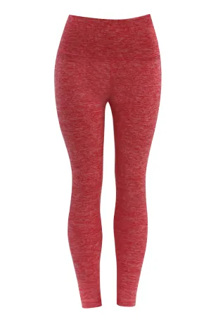 High Waist Yoga Pants heatherred_yoga