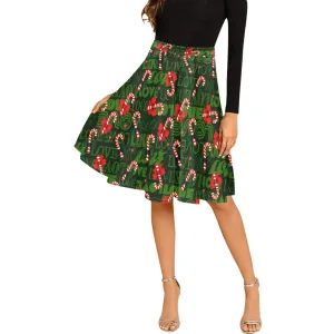 Holiday Love Melete Pleated Midi Skirt