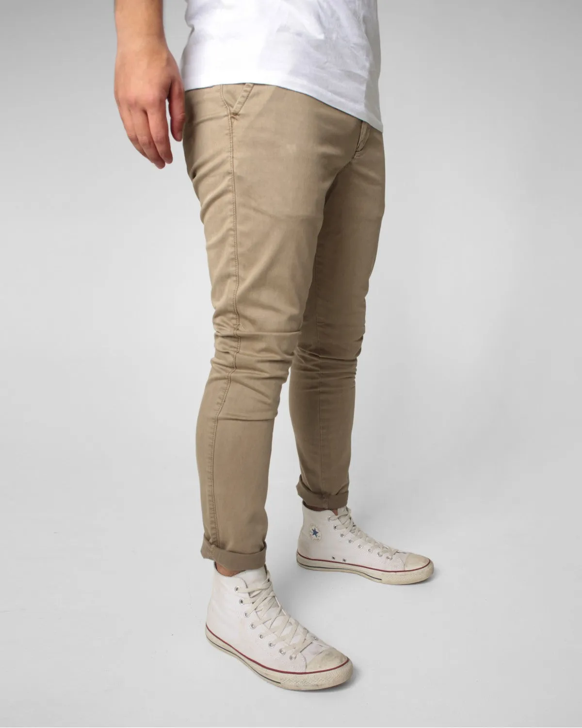 INDUSTRIE - The washed Cuba Pant - WASHED CINNAMON