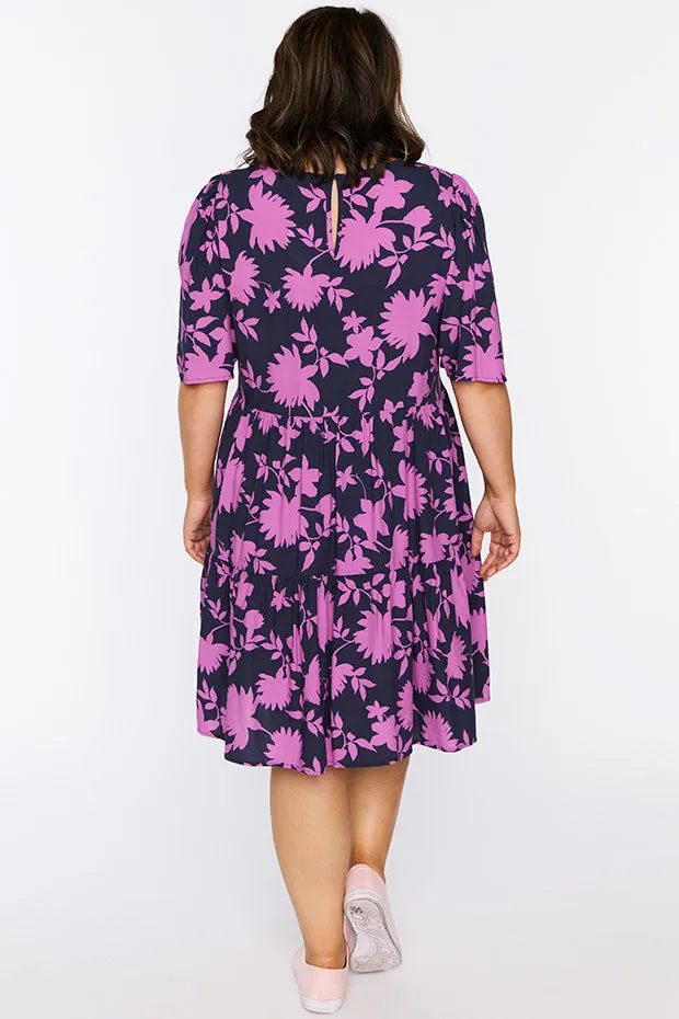 Izzie Contrast Ivy Dress