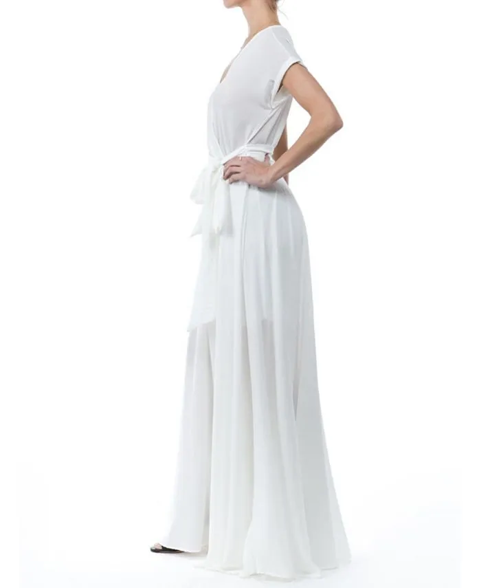 Jasmine Meghan Los Angeles Women's Maxi Dress, Ivory/Cream