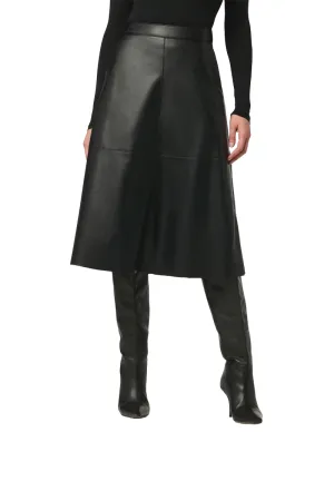 Joes Jeans The Lori Vegan Leather Skirt in Black