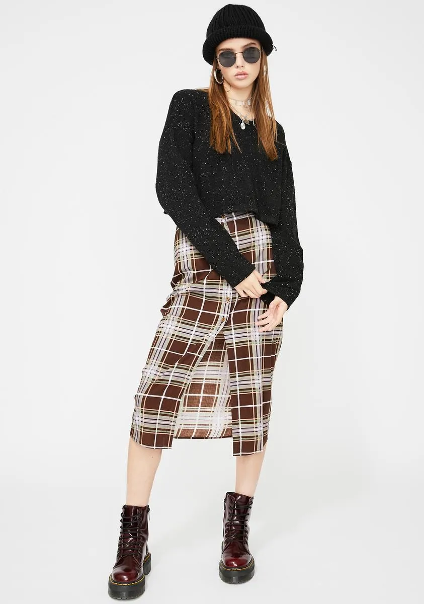 Kaisa Plaid Skirt