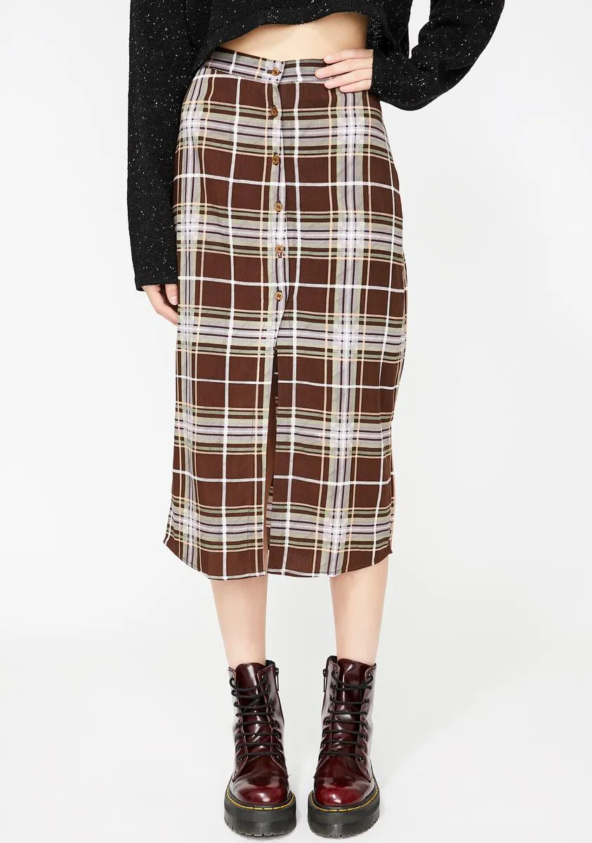 Kaisa Plaid Skirt