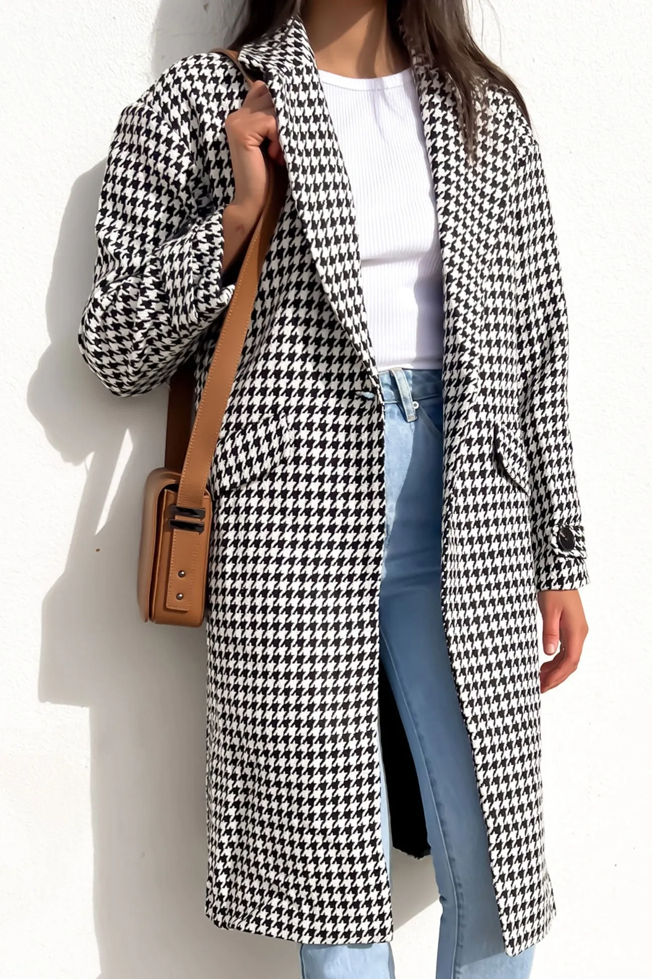 Kelly Coat Houndstooth