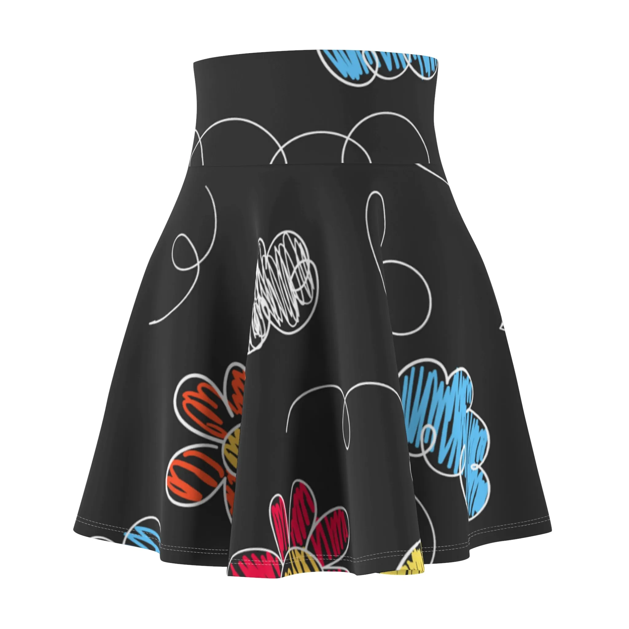 Kids Doodle Playground - Inovax Woman's Skater Skirt