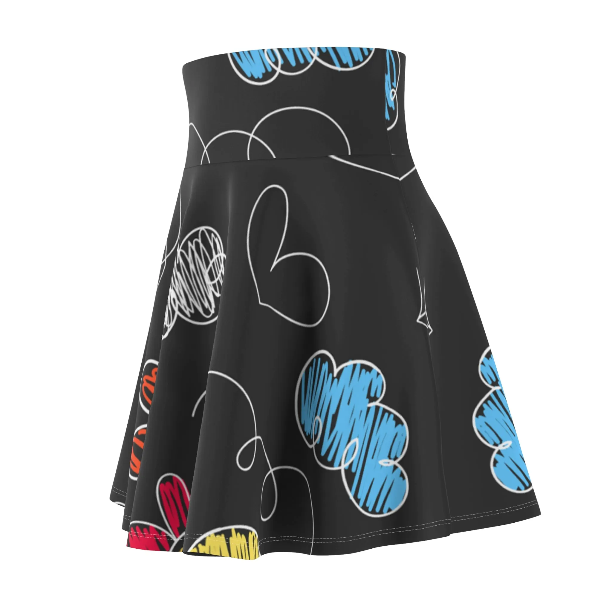 Kids Doodle Playground - Inovax Woman's Skater Skirt