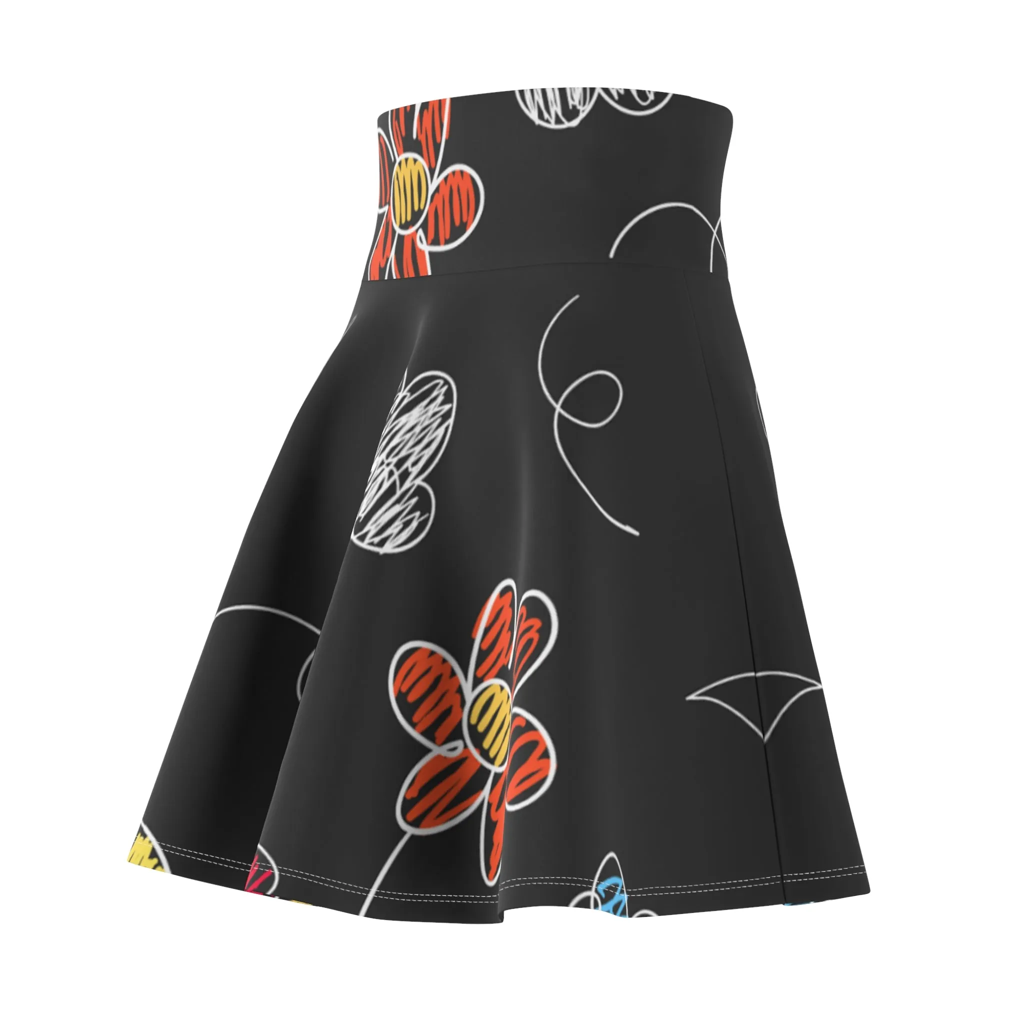 Kids Doodle Playground - Inovax Woman's Skater Skirt