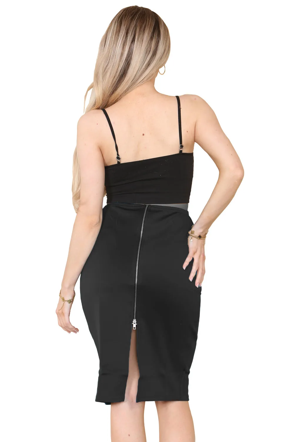 Ladies Midi Knee Length Skirt