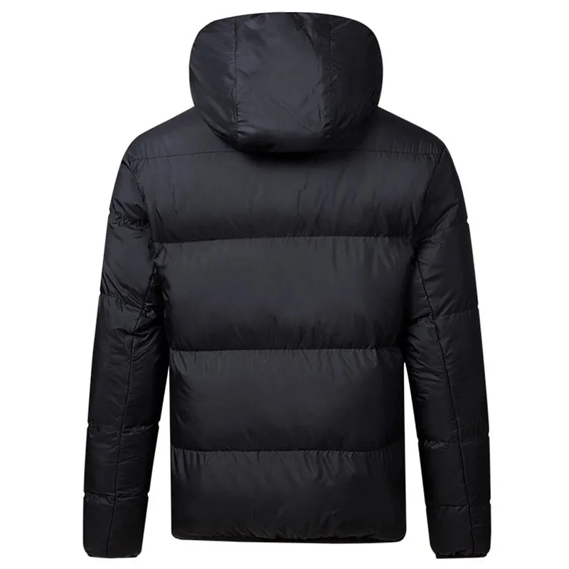 Large Size Cotton Jacket Men's New Winter Coat Cotton Jacket Trendy Casual Autumn and Winter Warm Hooded Down Cotton Jacket