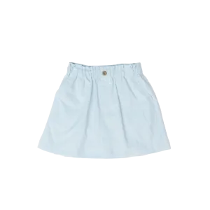 Leigh Light Blue Cord Skirt