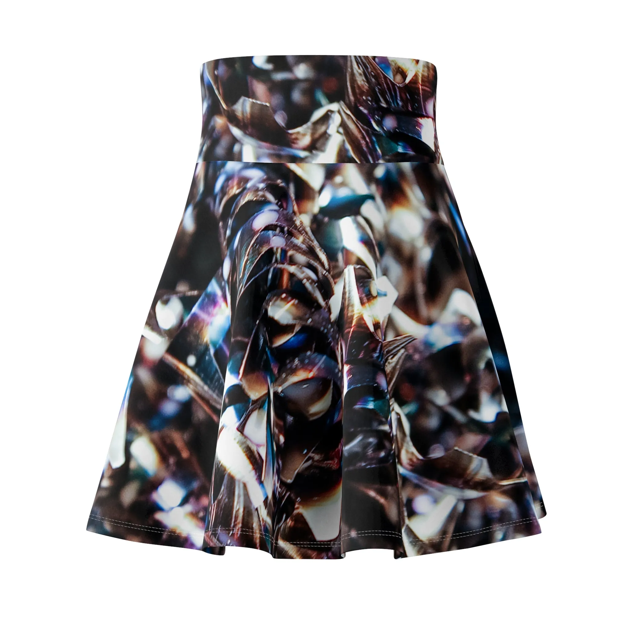 Liquid Metalic - Inovax Woman's Skater Skirt