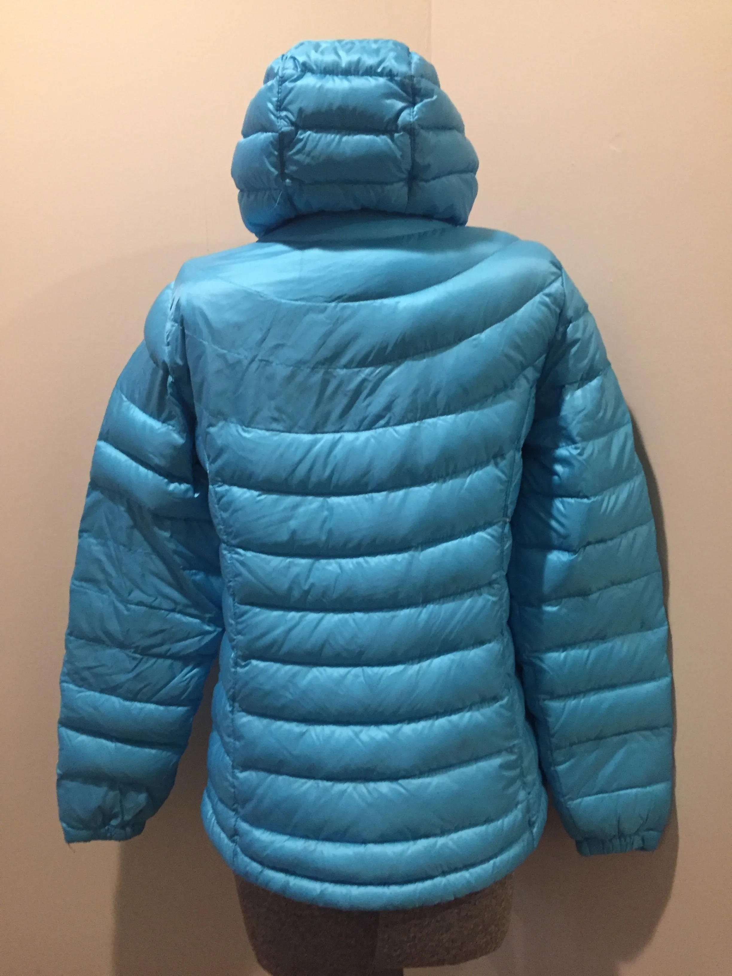 LL Bean Down Tek Ultra Light Blue Jacket