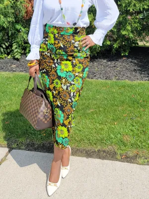 Lolade Ankara Pencil Skirt