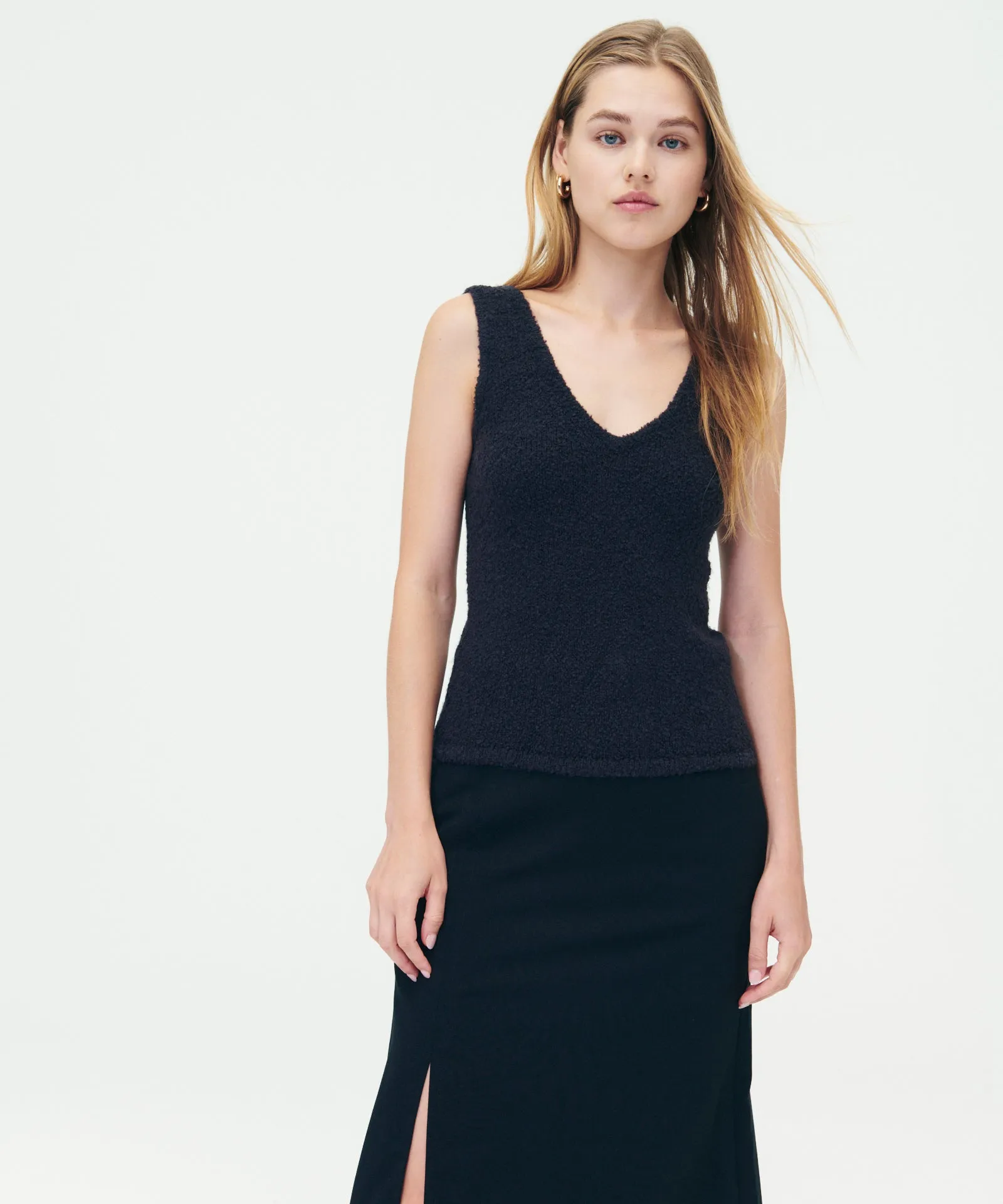 Luxe Boucle Knit Cami