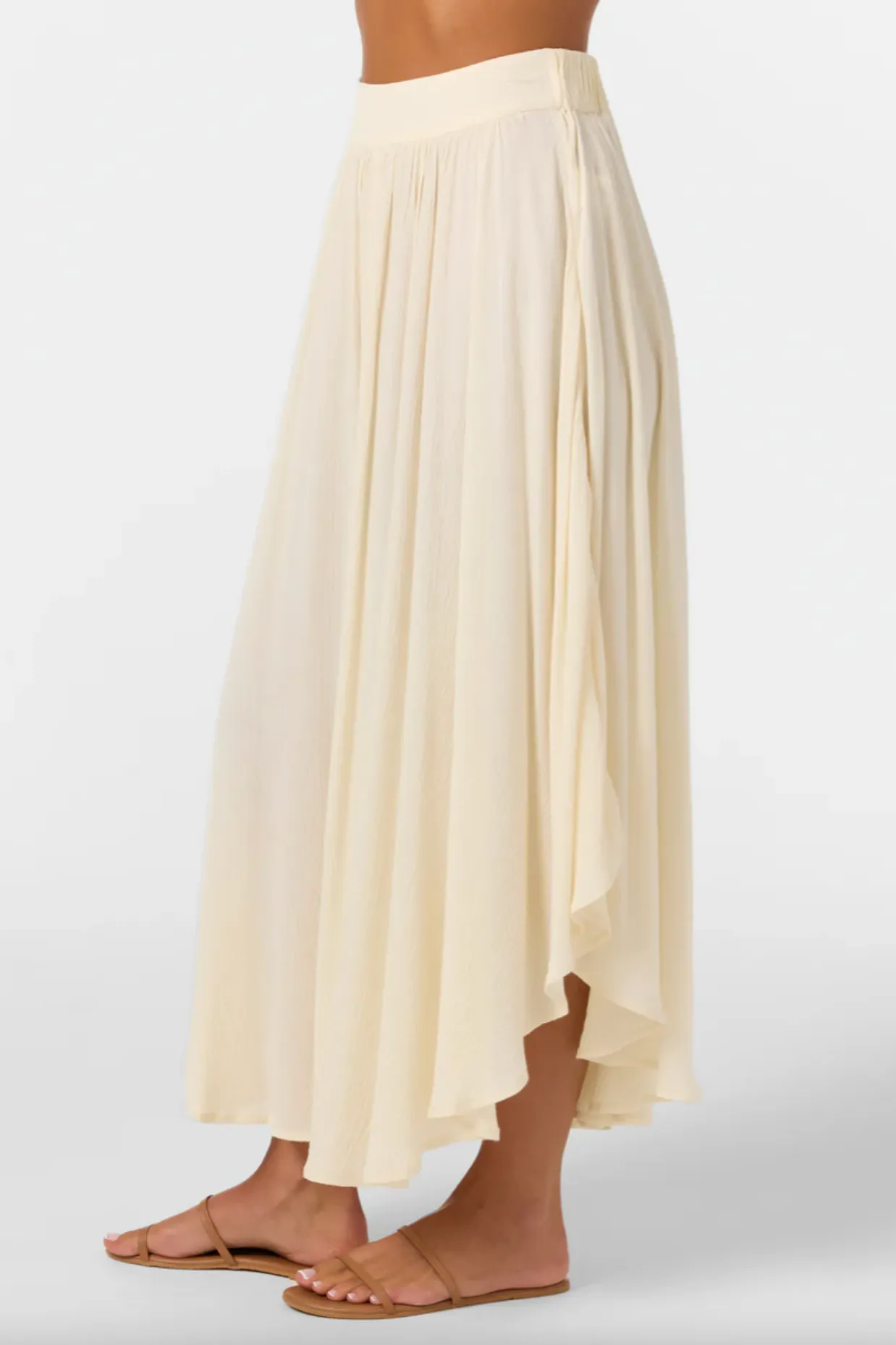 MARNIE SOLID MAXI SKIRT (IVR)