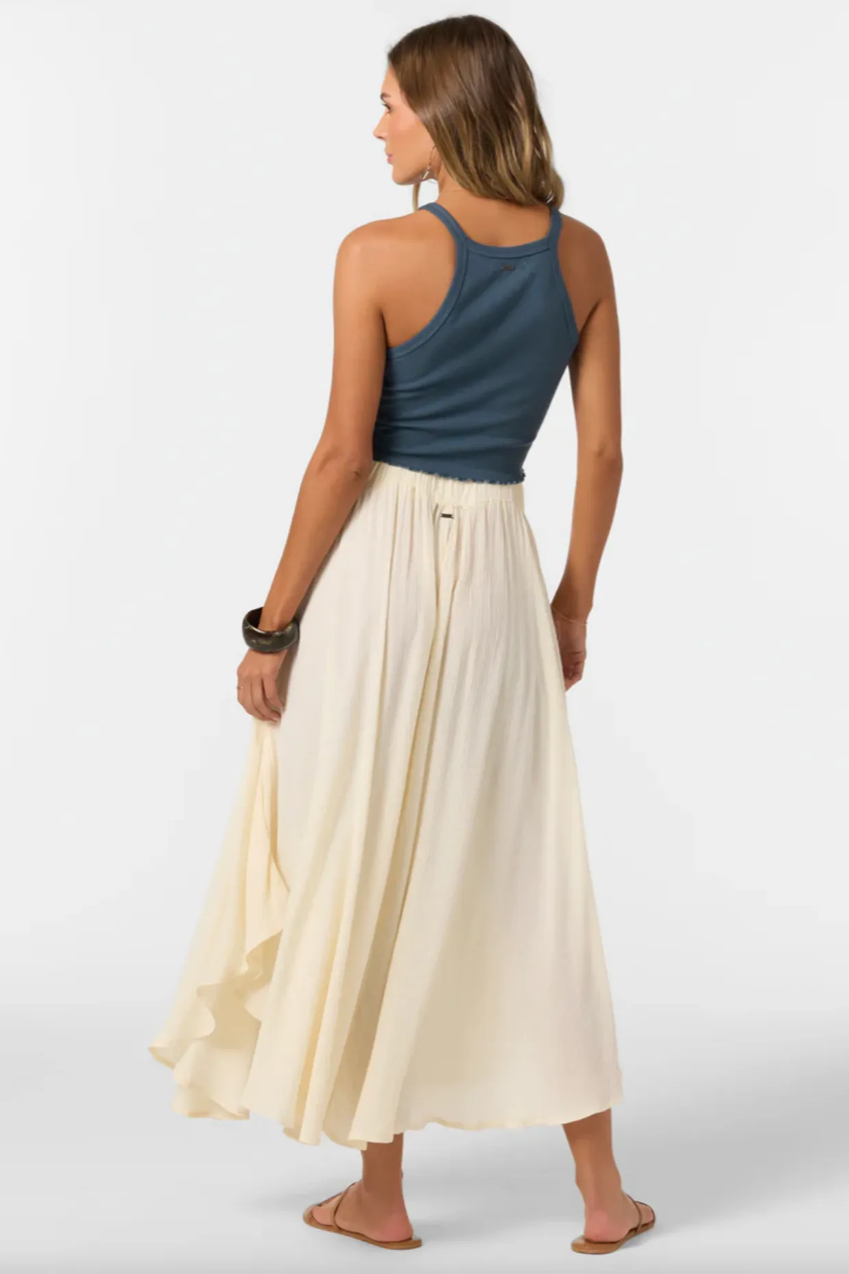 MARNIE SOLID MAXI SKIRT (IVR)