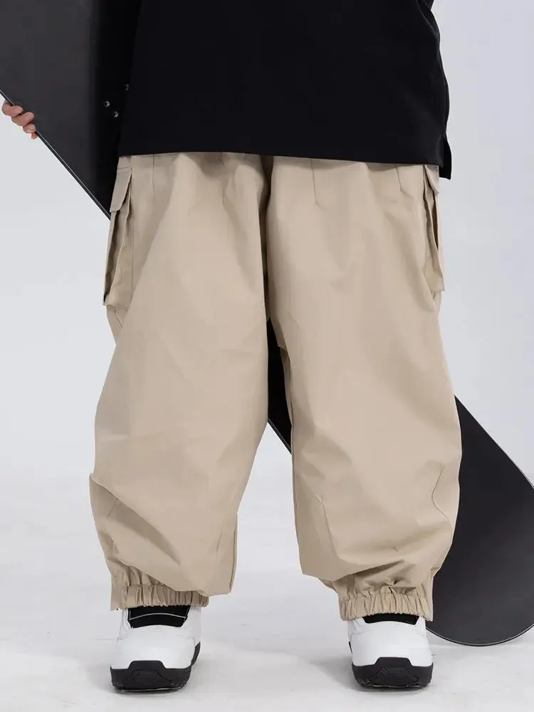 Men's Super Baggy Skiing Pants Outdoor Cargo Sports Wear