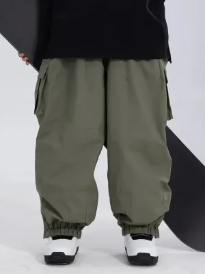 Men's Super Baggy Skiing Pants Outdoor Cargo Sports Wear