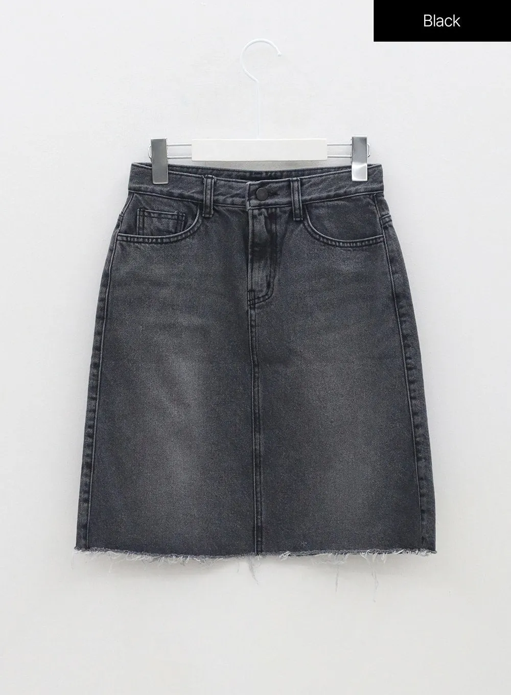 Midi Denim Skirt OM328