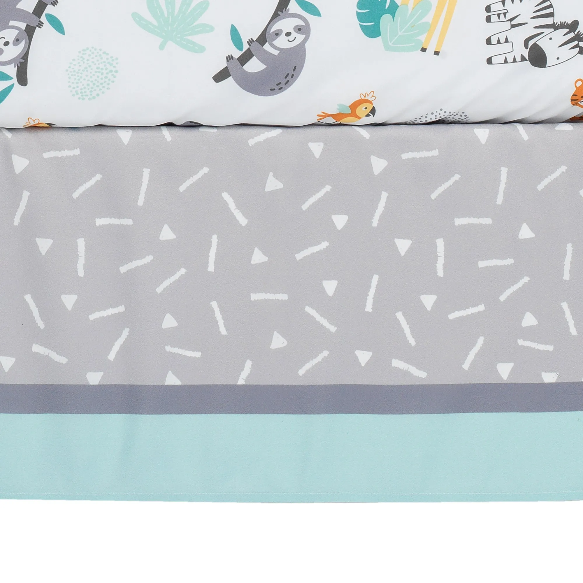 Mighty Jungle 3-Piece Crib Bedding Set