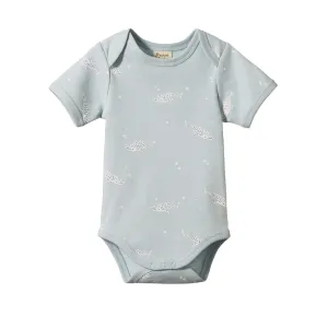 Nature Baby Bodysuit Short Sleeve - Spotted Whale Shark Print