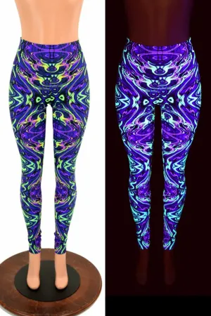 Neon Melt High Waist Leggings