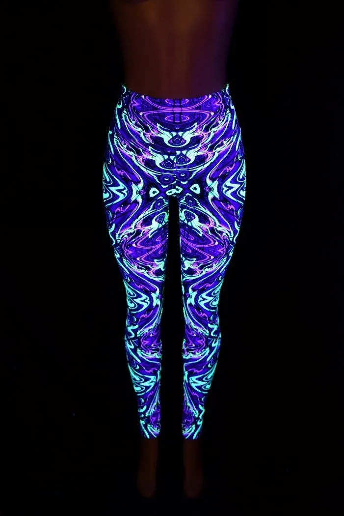 Neon Melt High Waist Leggings