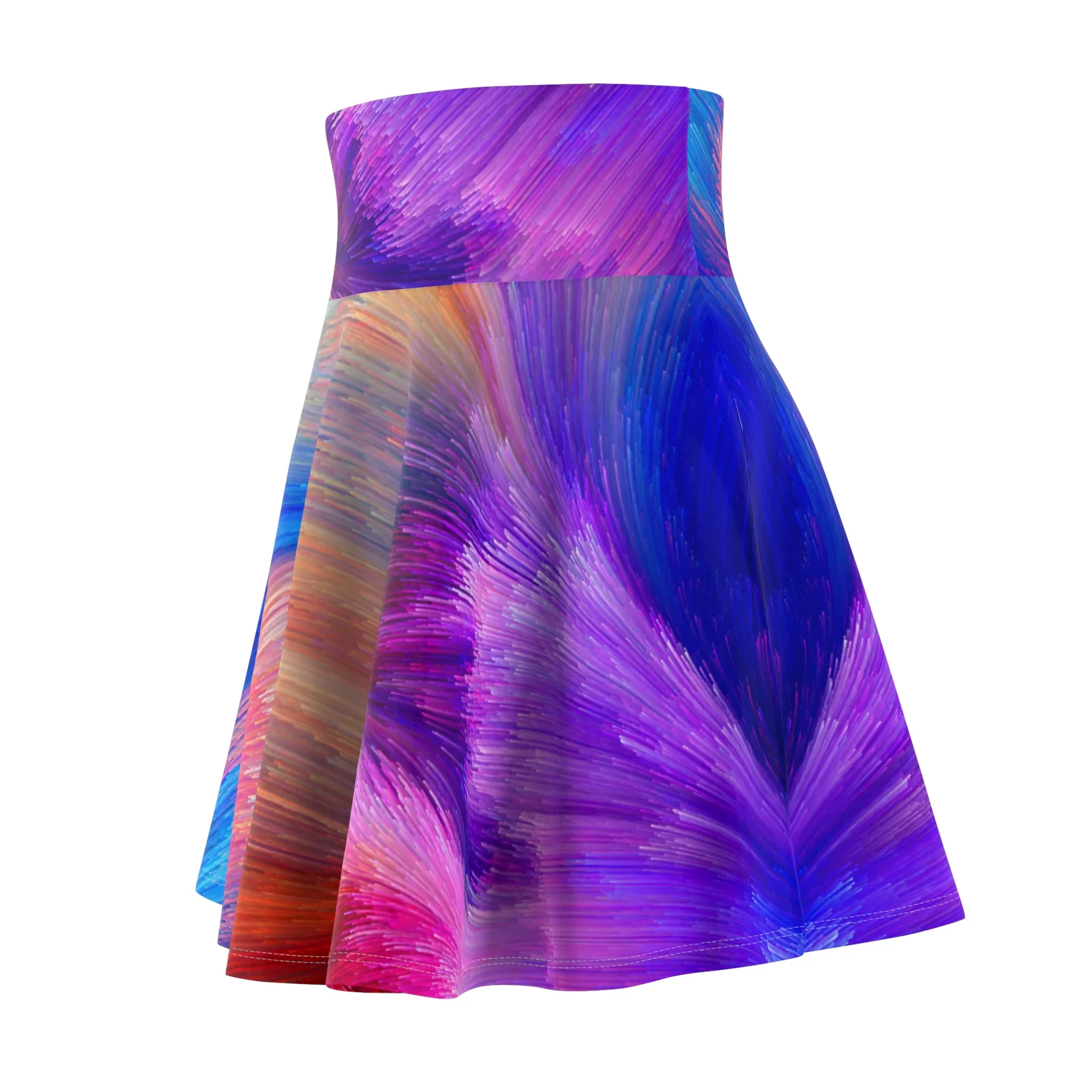 Neon Splash - Inovax Woman's Skater Skirt