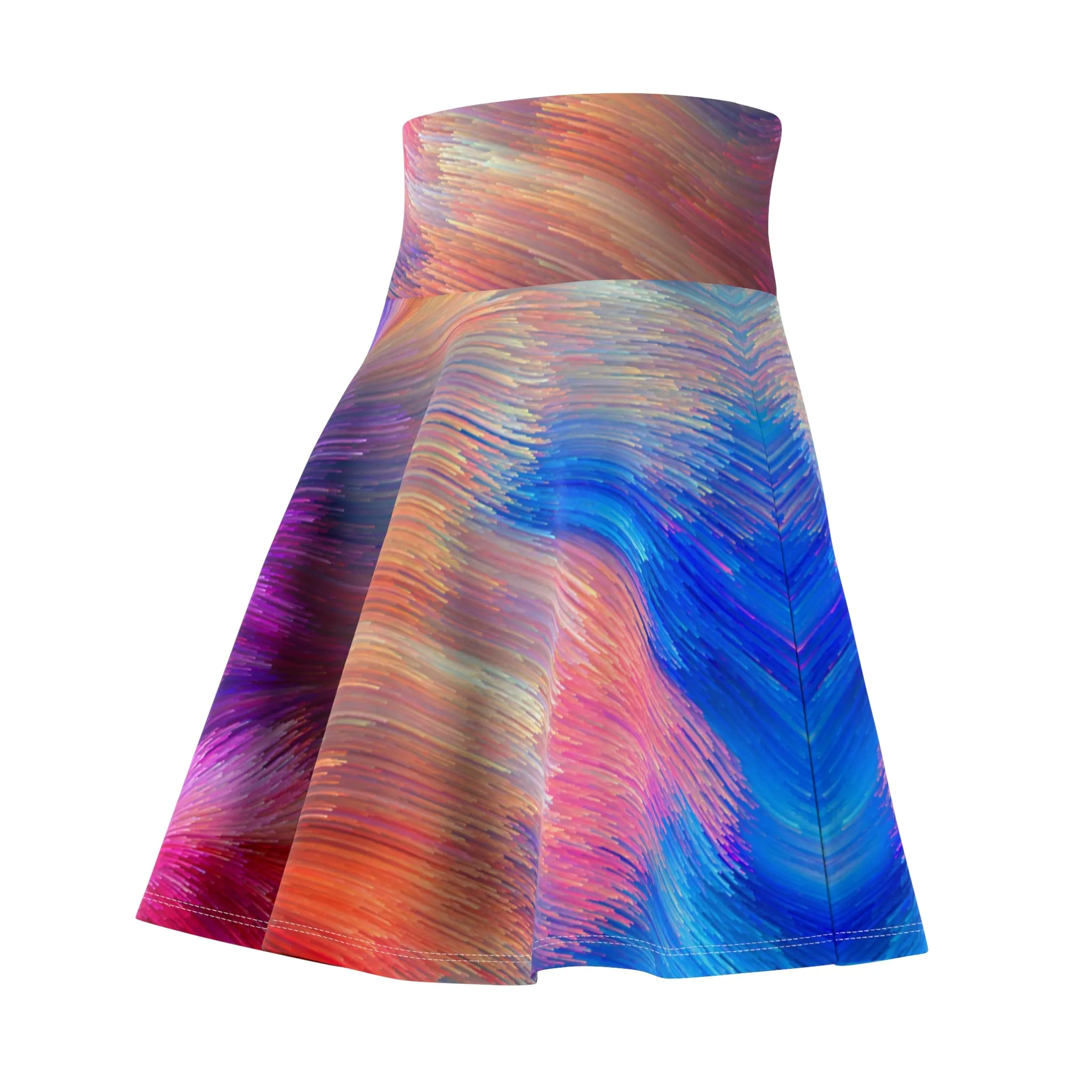 Neon Splash - Inovax Woman's Skater Skirt