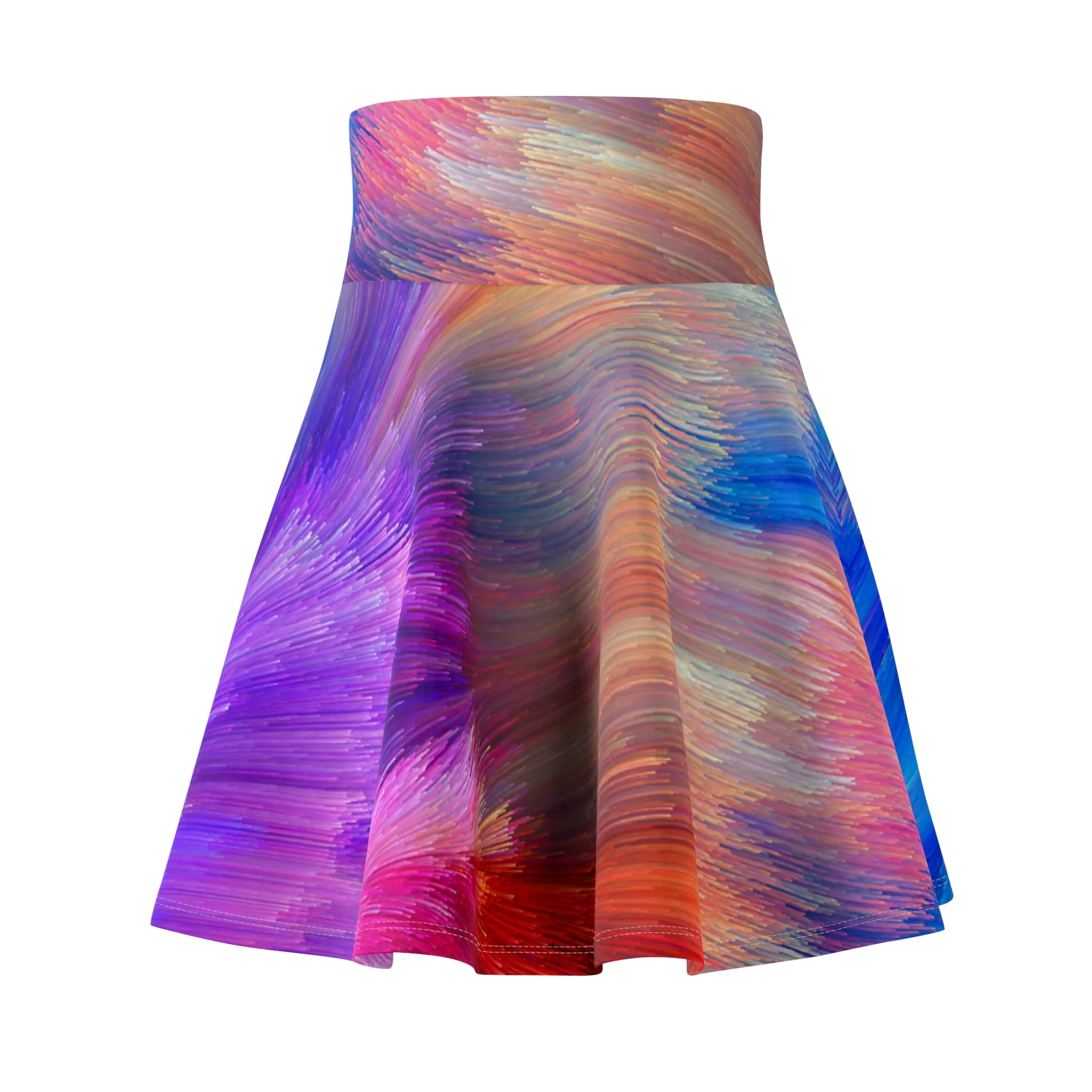 Neon Splash - Inovax Woman's Skater Skirt