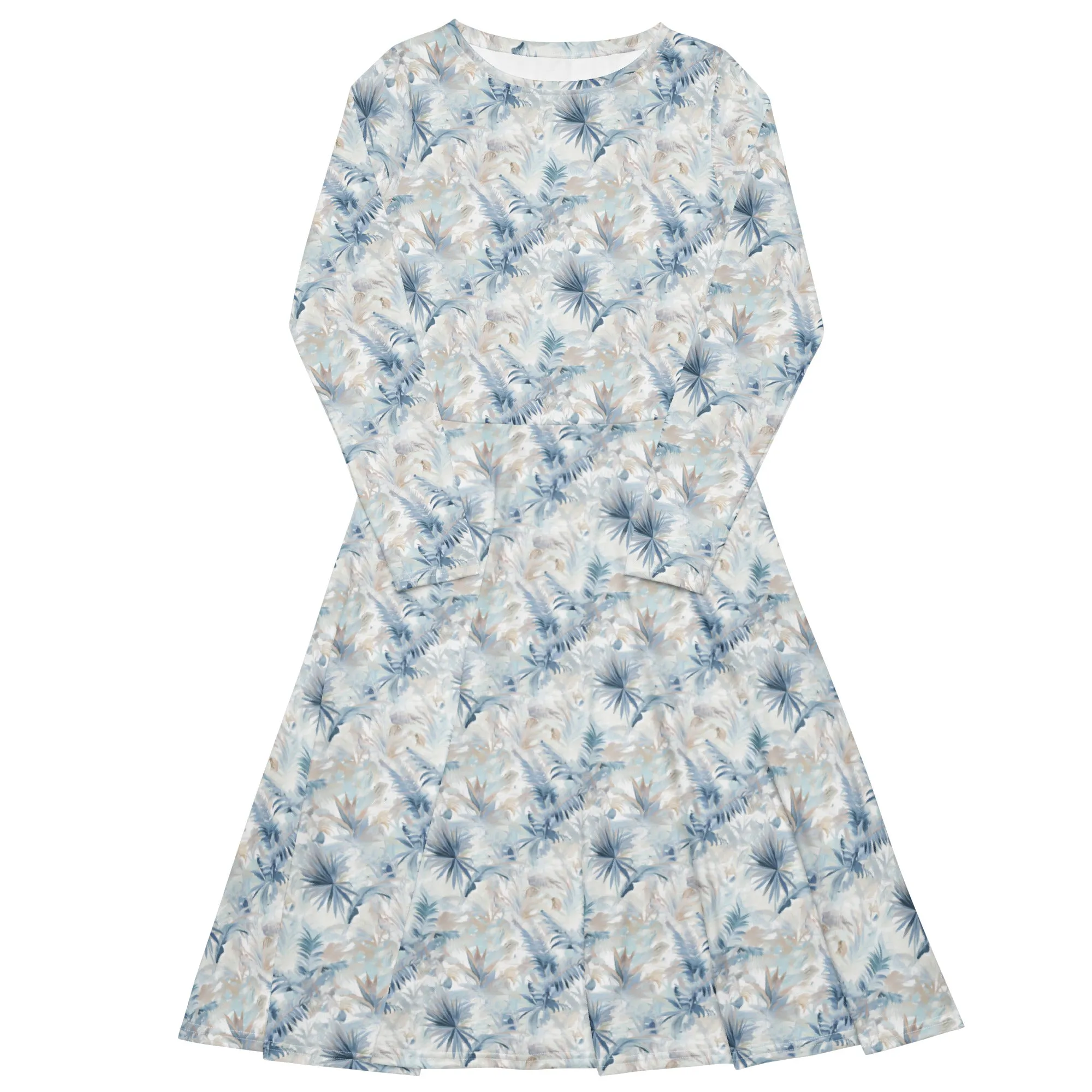 Neutral Toile Tropic Dress