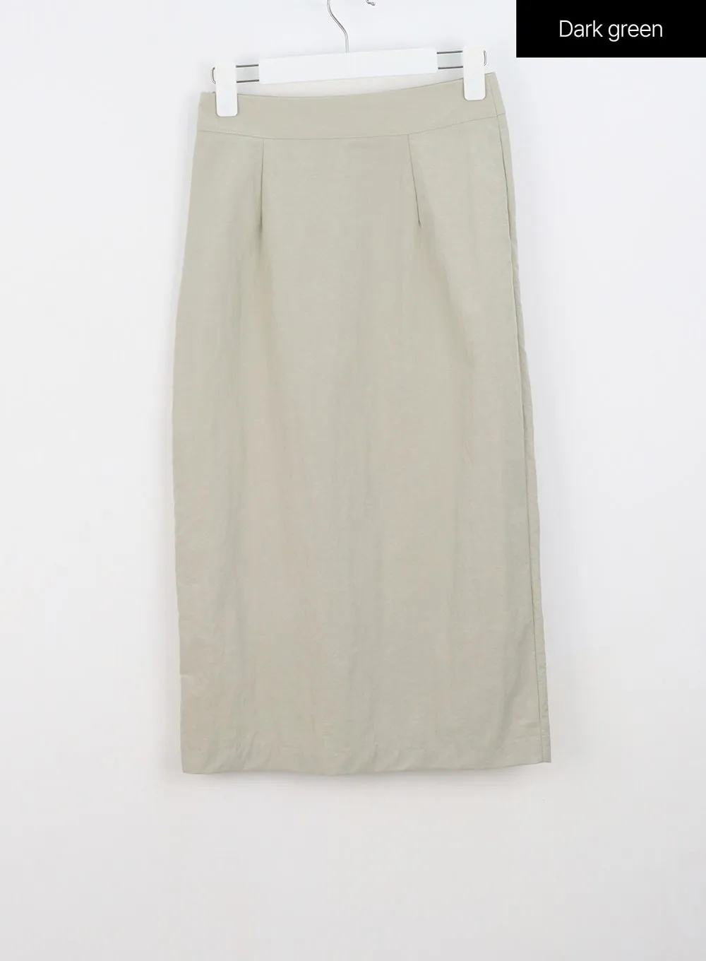 Nylon Midi Skirt OU309