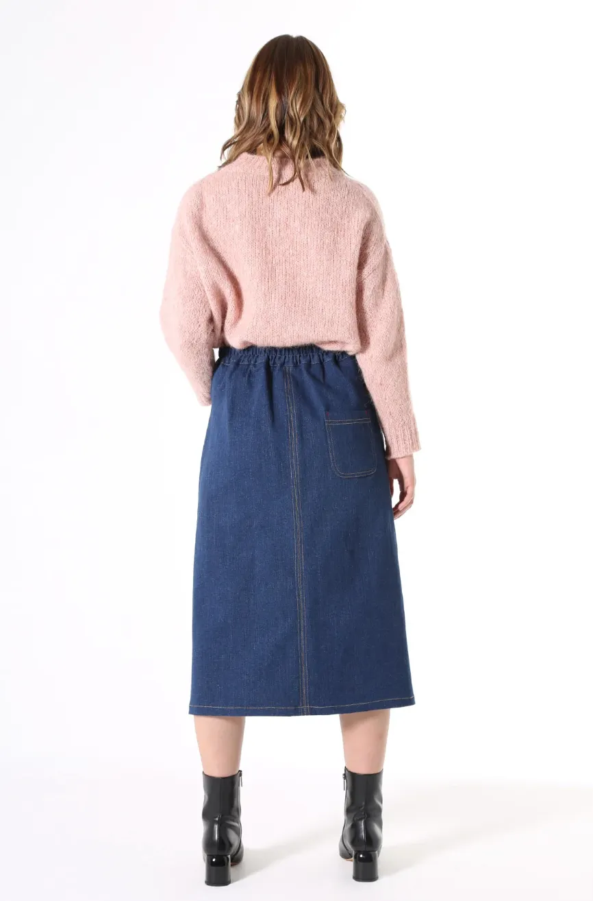 Olga De Polga - Demi A-Line Denim Skirt