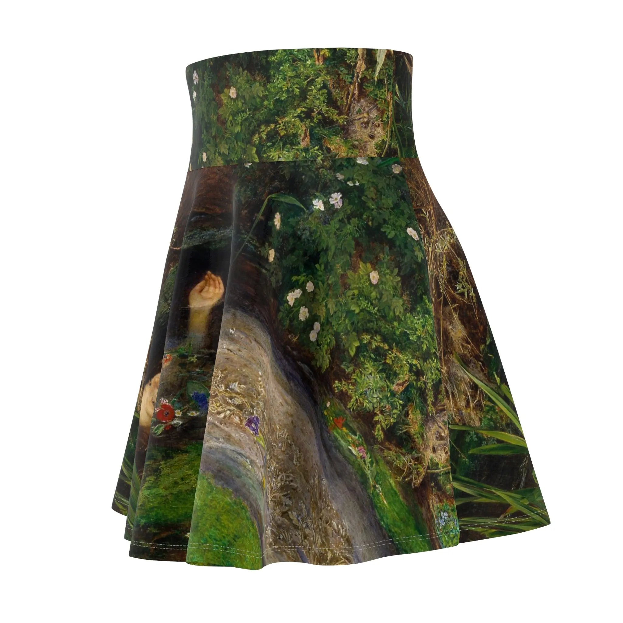 Ophelia - John Everett Millais Skater Skirt