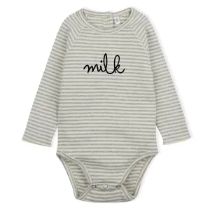 Organic Zoo Milk Stripe Bodysuit