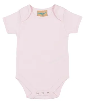 Pale Pink - Short-sleeved bodysuit with envelope neck opening