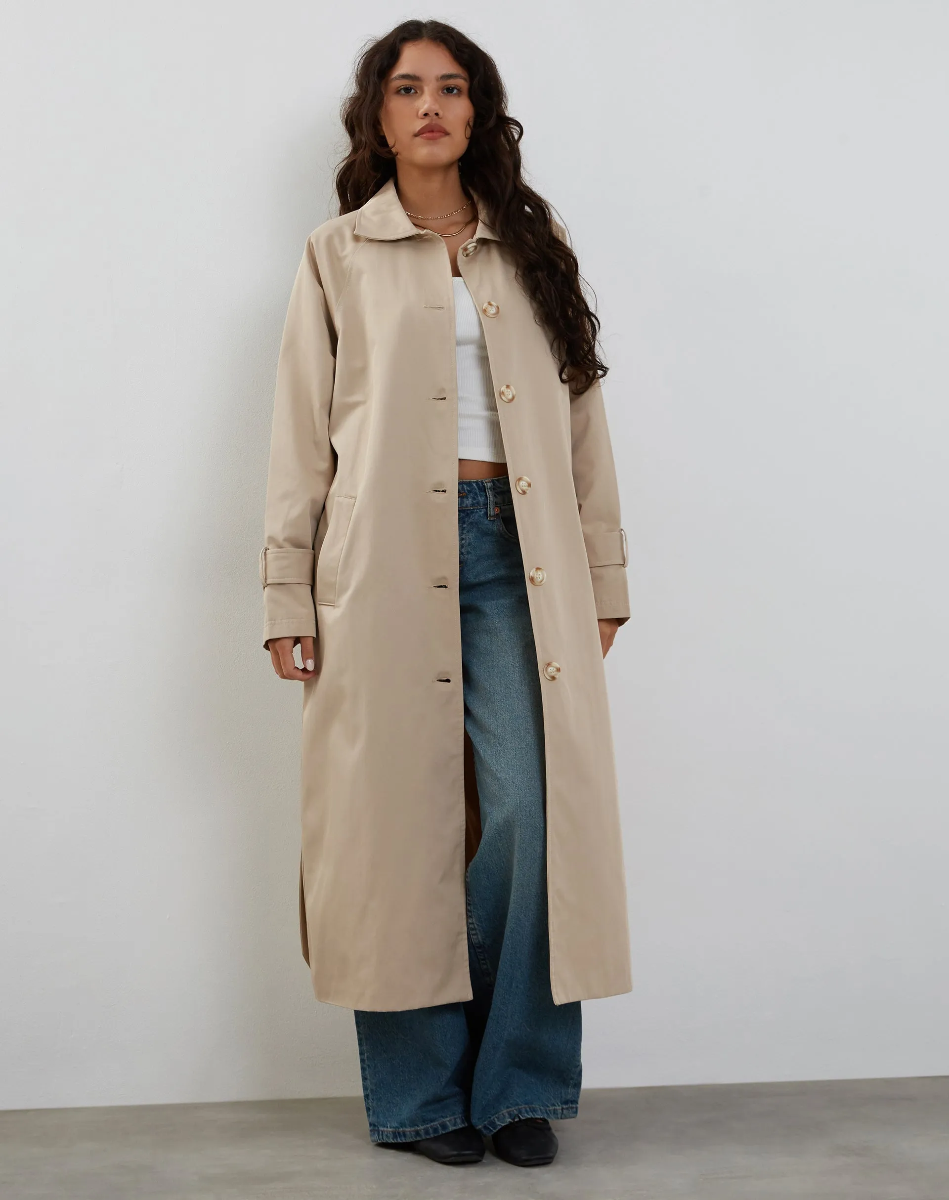 Panala Trench Coat in Sand