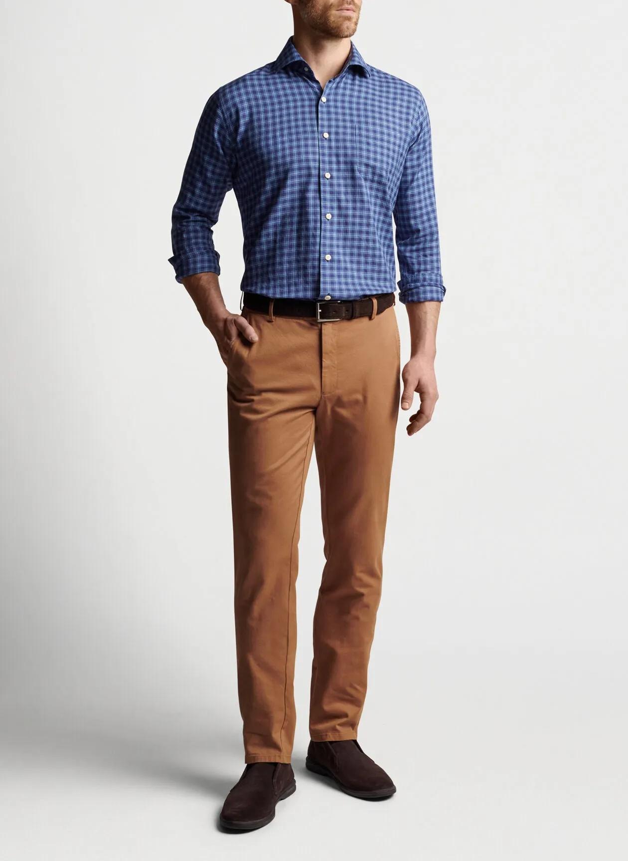 Peter Millar Pilot Twill Flat Front Trouser