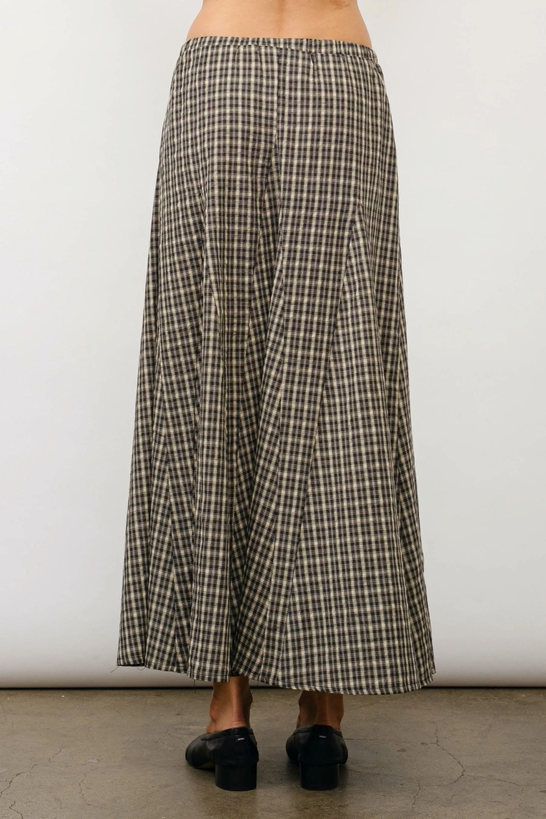 Plaid Lali Maxi Skirt